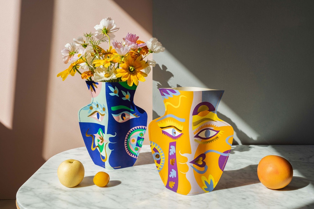 PAPER VASE CLAIRE JOHNSON (ORANGE)
