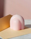 CANDLE SCULPTURE TEMPLO (PALE ROSE)