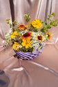 BASKET SICILIA LARGE - LILAC