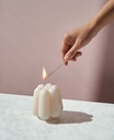 CANDLE SCULPTURE TEMPLO (IVORY)