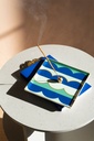 CERAMIC TRAY RIVIERA (WAVE) BLUE