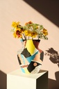 PAPER VASE VESUVIO (Pink / Blue)