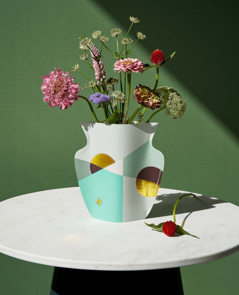 MINI PAPER VASE SIENA (MINT)