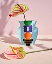 MINI PAPER VASE TEMPLO (BLUE)