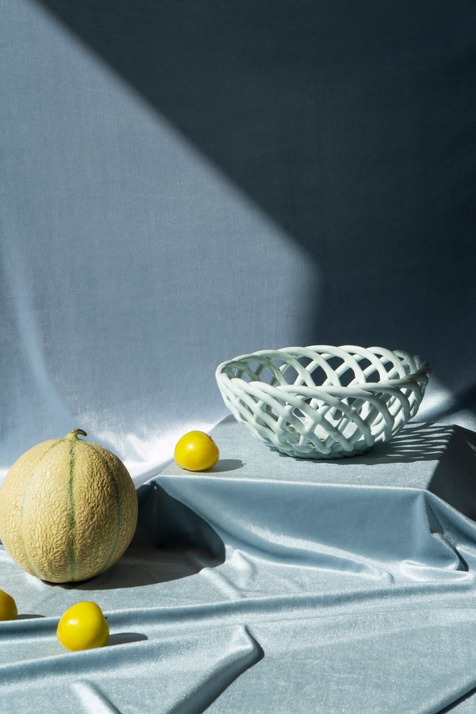 BASKET SICILIA LARGE - LIGHT MINT