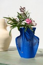 PAPER VASE HELIO (Perforated, Blue)