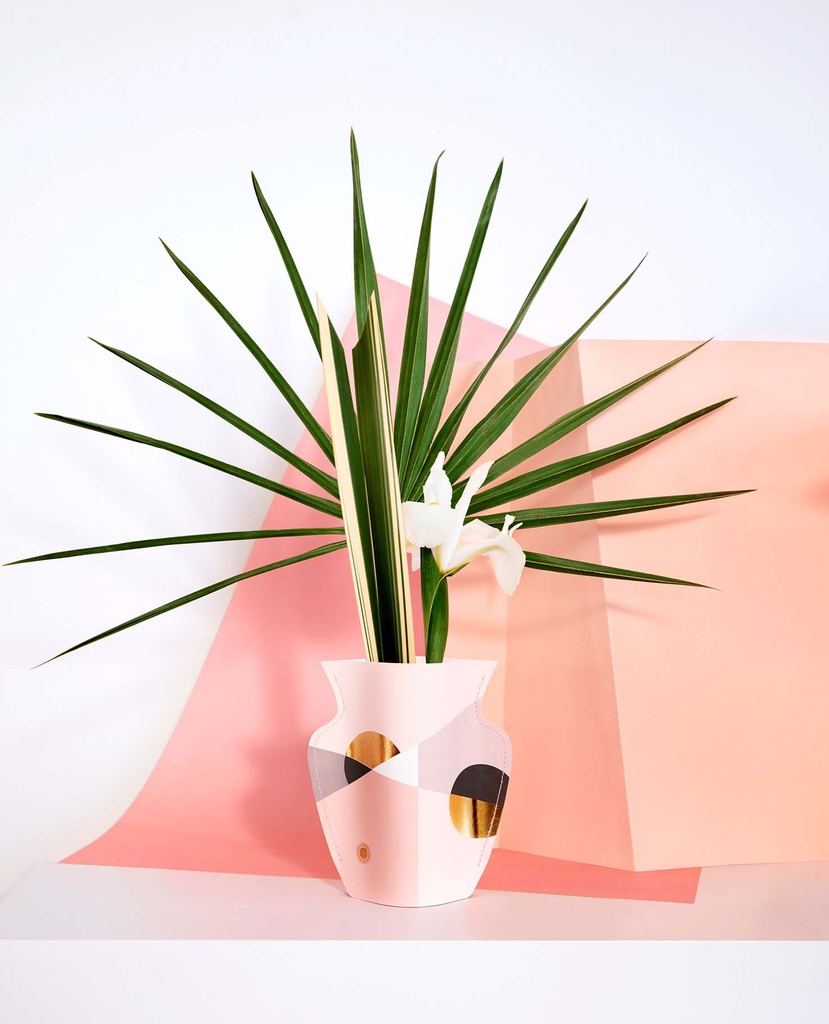 MINI PAPER VASE SIENA (PINK)