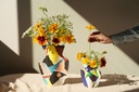 MINI PAPER VASE STROMBOLI (Green / Blue)