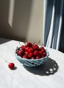 BASKET SICILIA SMALL - LIGHT BLUE