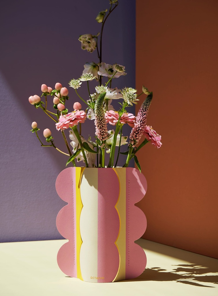 MINI PAPER VASE RIVIERA WAVE