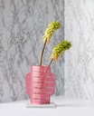 PAPER VASE AUREA (Perforated, Pink)
