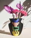 MINI PAPER VASE TEMPLO (BLACK)