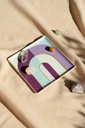 CERAMIC TRAY RIVIERA (ARCH) PURPLE