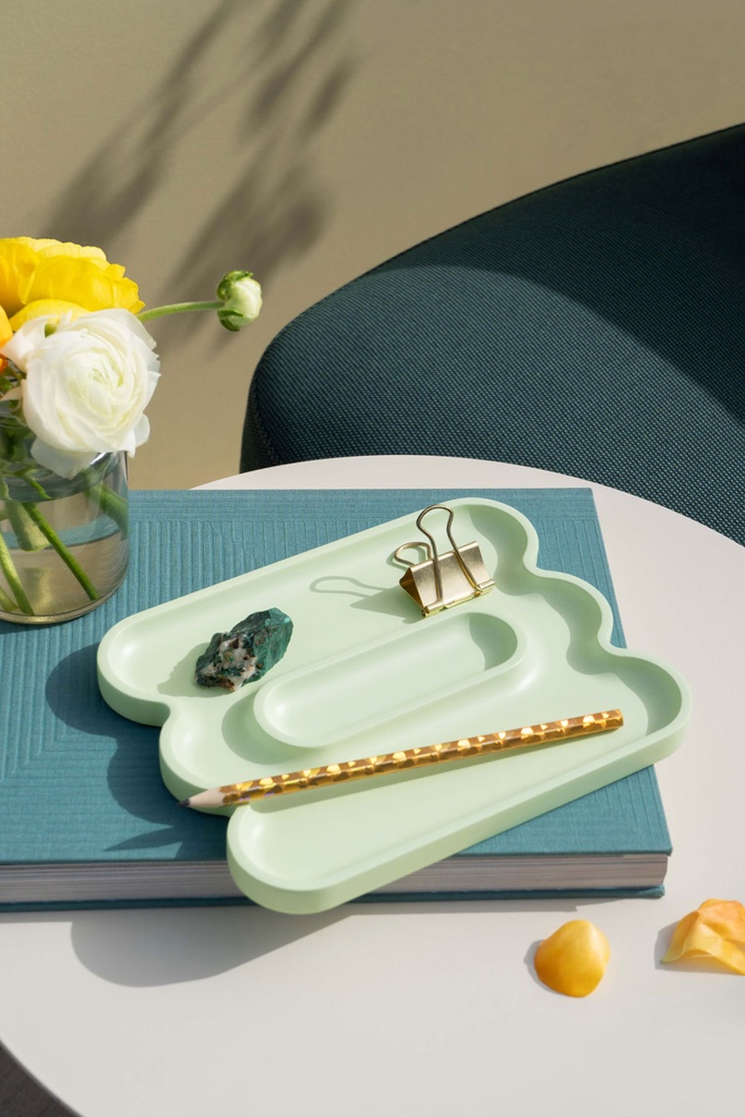 CATCHALL TEMPLO WAVE (LIGHT MINT)