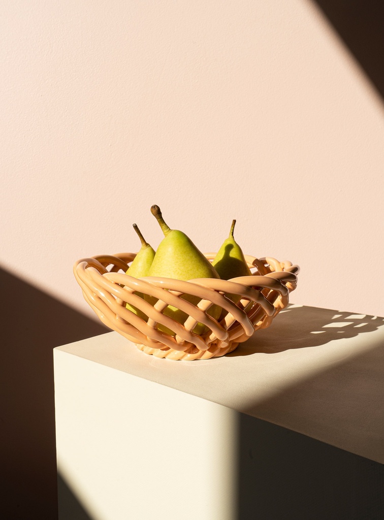 BASKET SICILIA SMALL - TANGERINE
