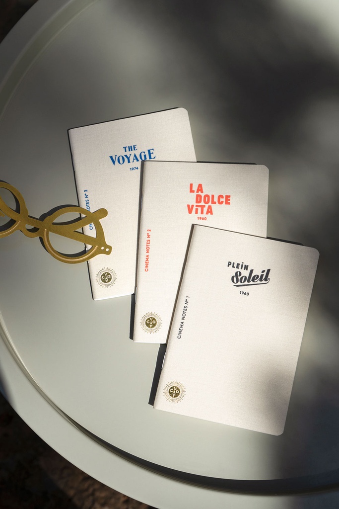 PASSPORT NOTEBOOK BOX OF 3 CINEMA NOTES