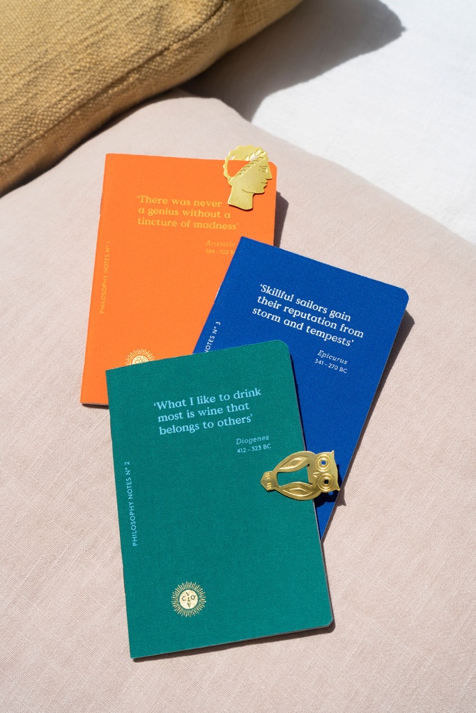 PASSPORT NOTEBOOK BOX OF 3 PHILOSOPHY NOTES