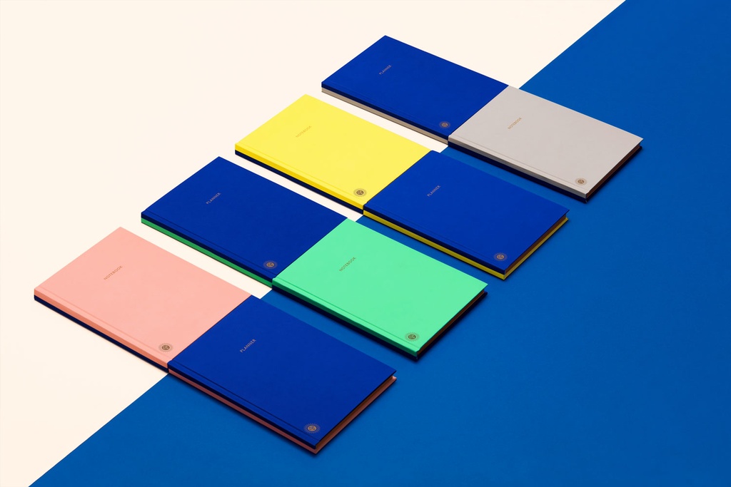NOTEBOOK PLANNER (Yellow / Blue)