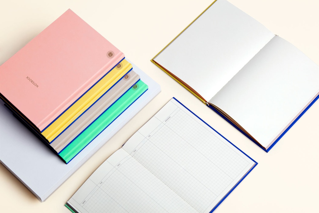 NOTEBOOK PLANNER (Yellow / Blue)