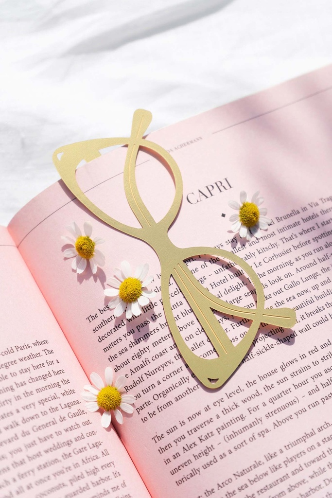 BOOKMARK DOLCE VITA BRASS