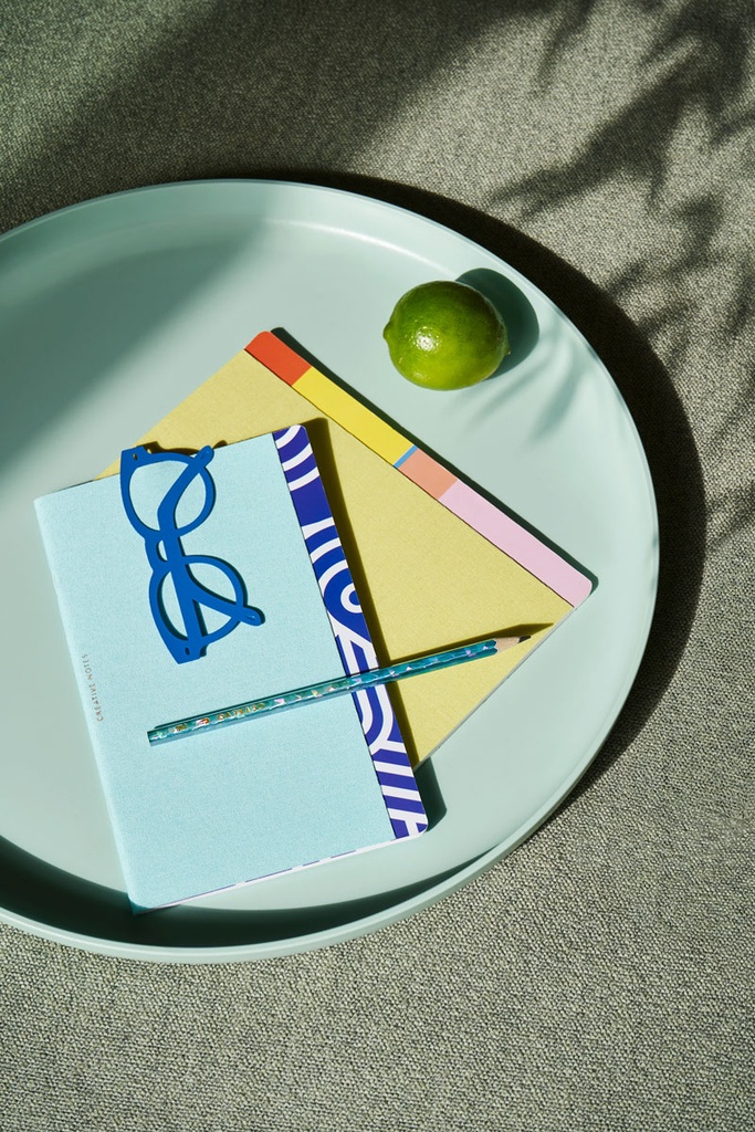 NOTEBOOK CREATIVE NOTES BAZAAR (Yellow / Plain)