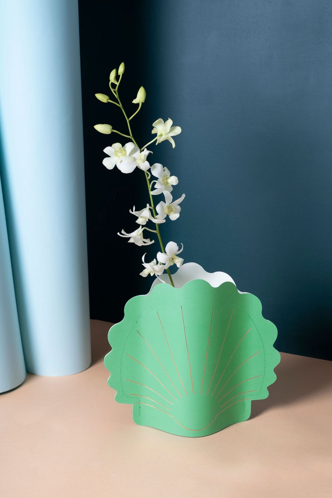 PAPER VASE HERA (GREEN)