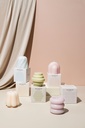 CANDLE SCULPTURE TEMPLO (PALE LILAC)