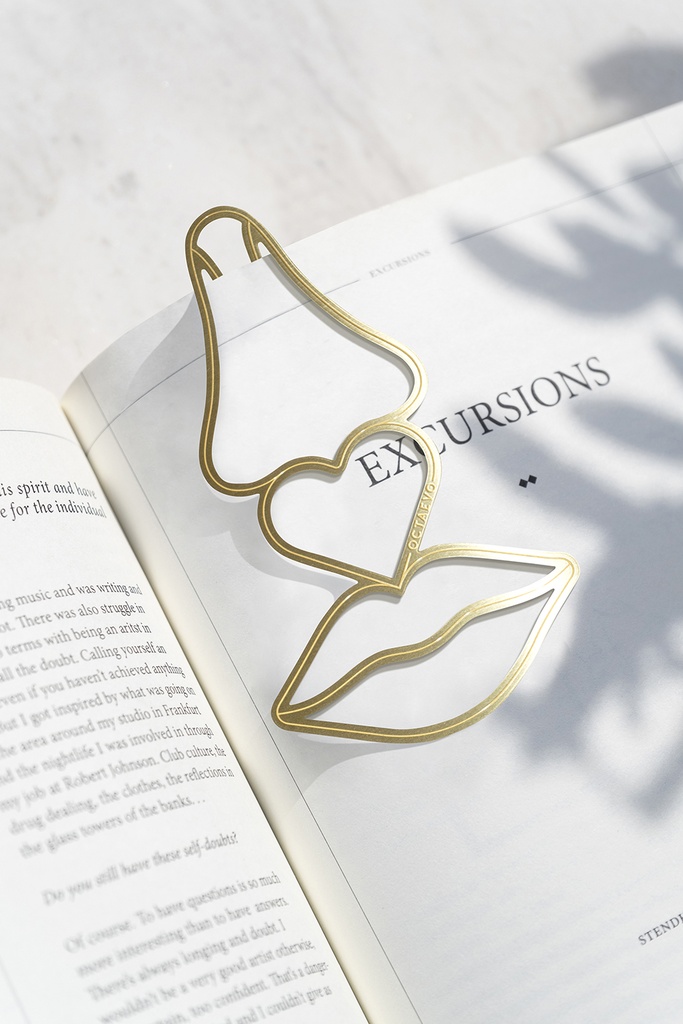 BOOKMARK "BESO" BRASS