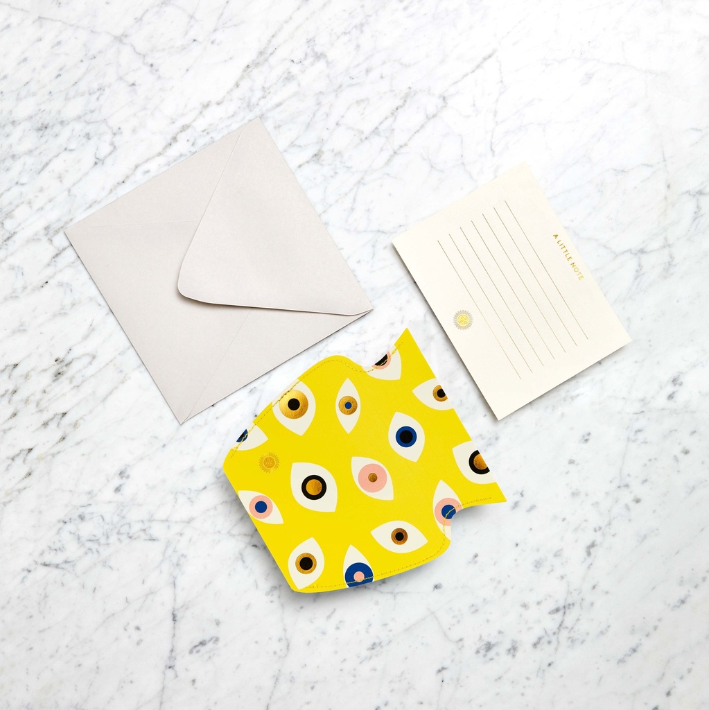 MINI PAPER VASE NAZAR (YELLOW)