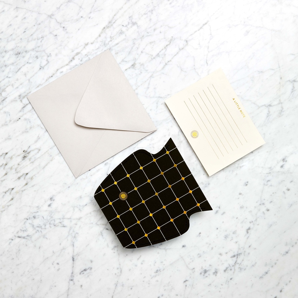 MINI PAPER VASE LIDO (BLACK)
