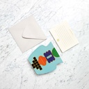 MINI PAPER VASE TEMPLO (BLUE)