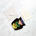 MINI PAPER VASE TEMPLO (BLACK)