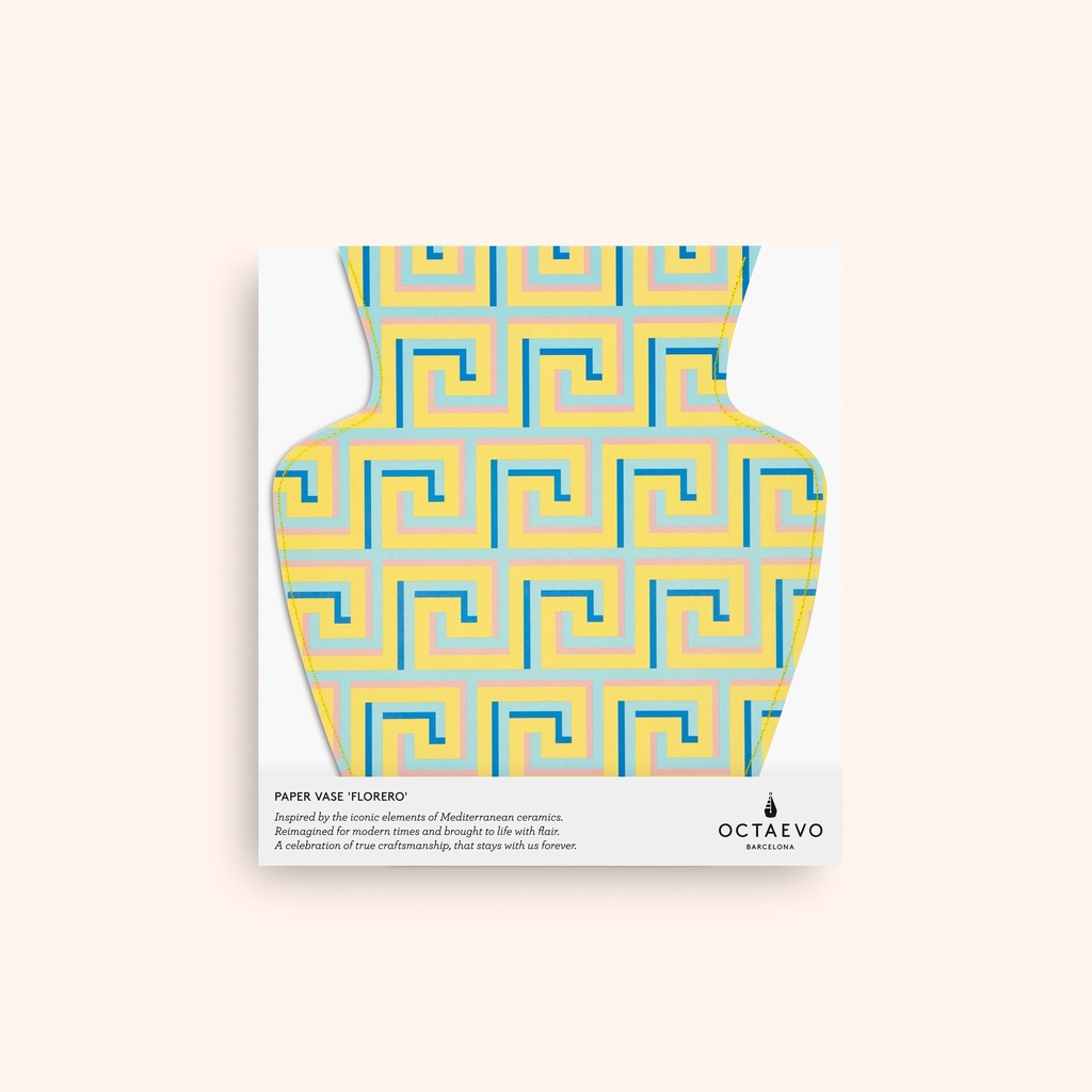 PAPER VASE ICARUS (YELLOW)