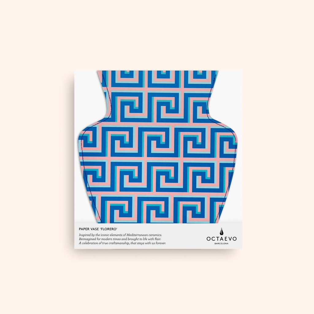 PAPER VASE ICARUS (BLUE)