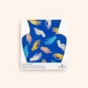 PAPER VASE HAMSA (BLUE)