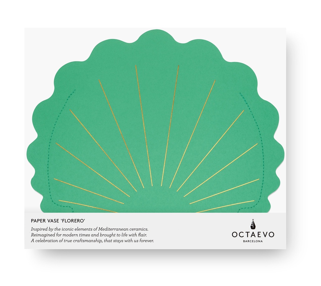 PAPER VASE HERA (GREEN)