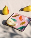 CERAMIC TRAY HAMSA (Pink)