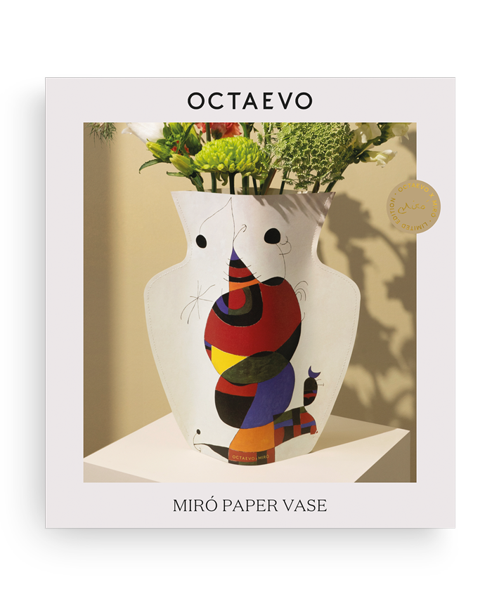 PAPER VASE MIRO (FEMME, OISEAU, ÉTOLIE)