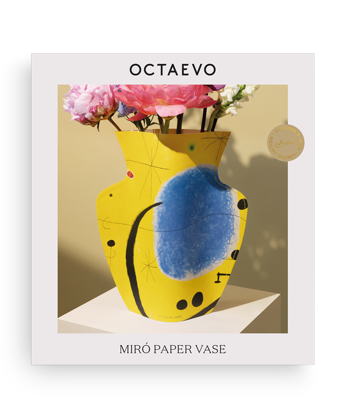 PAPER VASE MIRO (L’OR DE L’AZUR)
