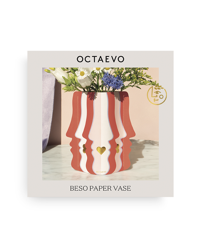 MINI PAPER VASE "BESO"
