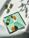 CERAMIC TRAY SIENA (Mint)