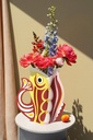 PAPER VASE FISH RUBY