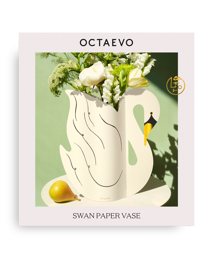 PAPER VASE SWAN