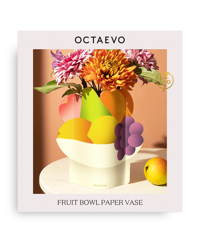 MINI PAPER VASE FRUIT BOWL