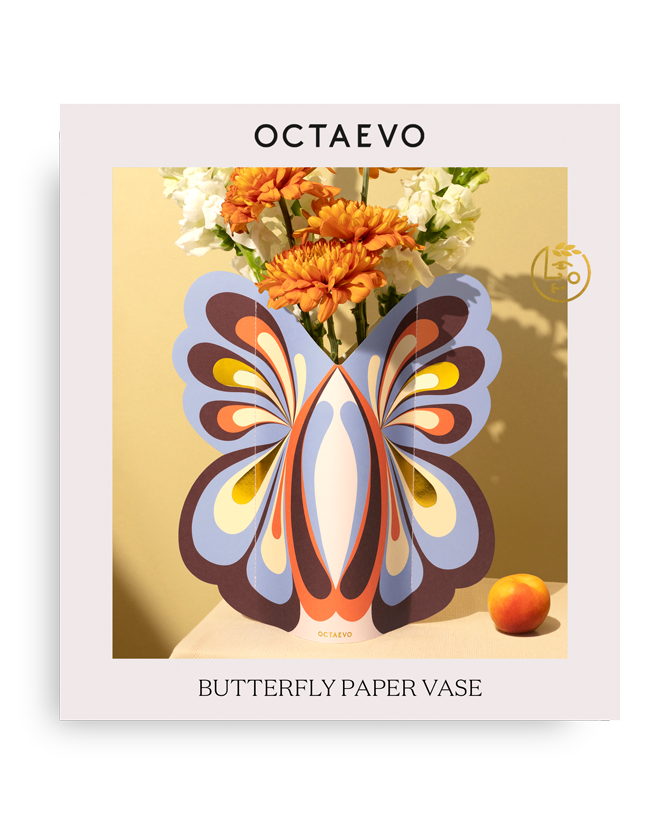 PAPER VASE BUTTERFLY