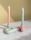 CANDLE HOLDER TEMPLO (Light Mint)