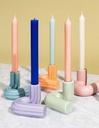 CANDLE HOLDER TEMPLO (Light Mint)