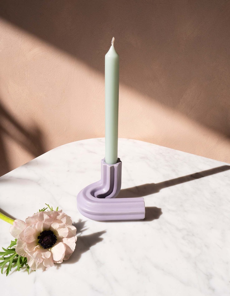 CANDLE HOLDER TEMPLO (Lilac)