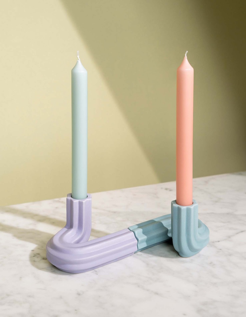 CANDLE HOLDER TEMPLO (Lilac)
