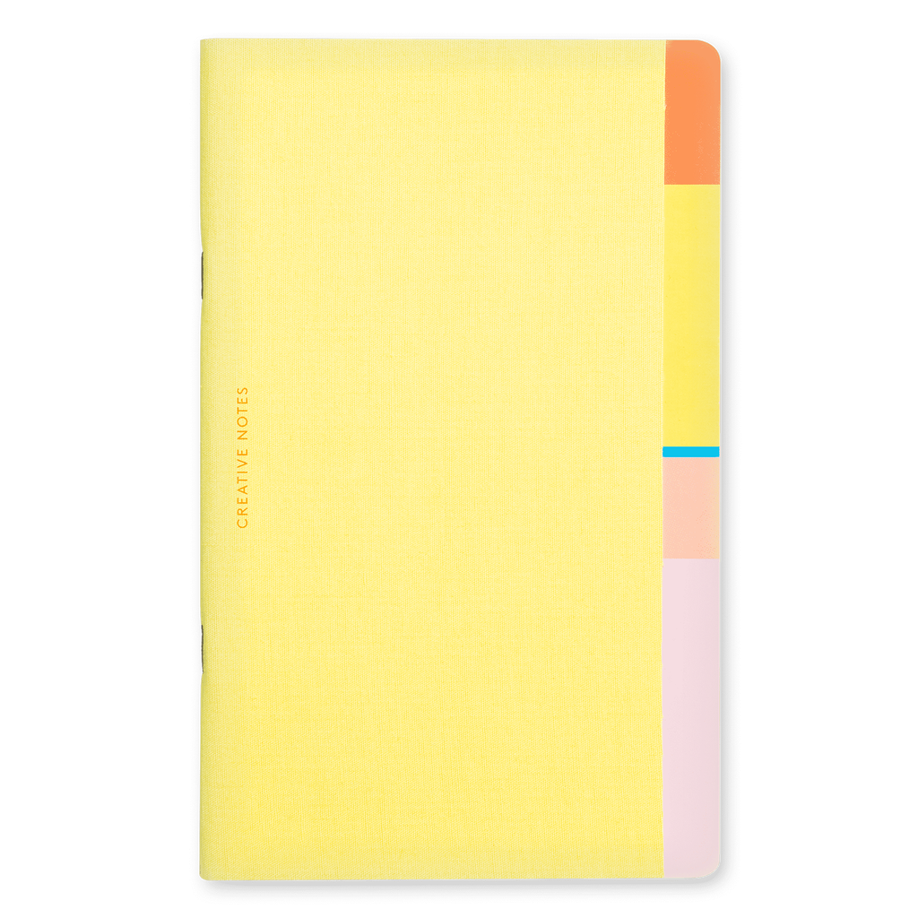 NOTEBOOK CREATIVE NOTES BAZAAR (Yellow / Plain)